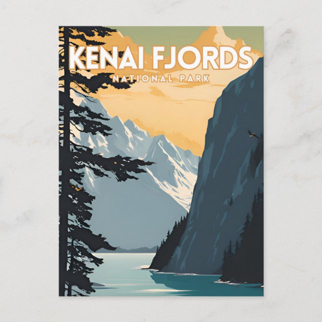 Kenai Fjords Postcard (Front)