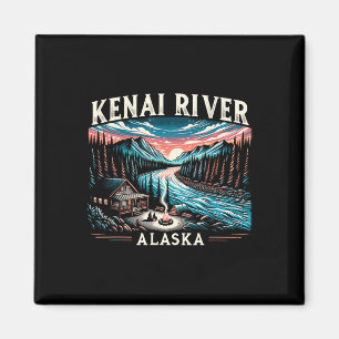 Kenai River Alaska Ak Salmon Fishing Camping Hikin Magnet