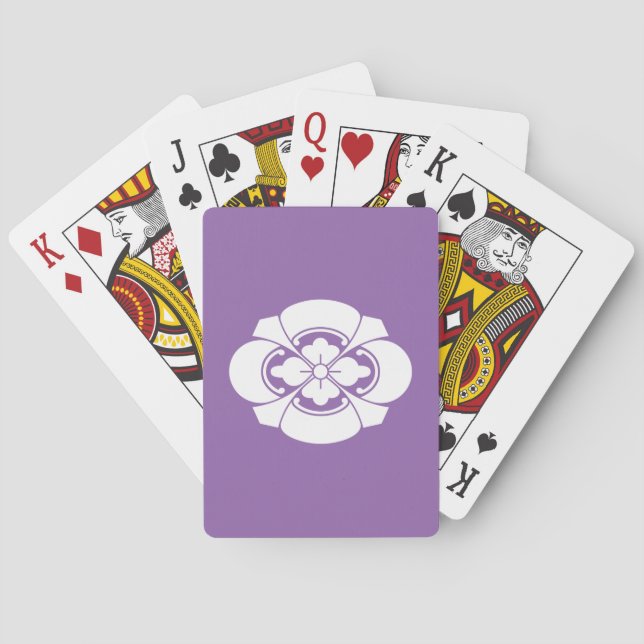 Kenbishi Baishikuru Toranpu, or Bicycle playing ca Cards (Back)