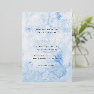 Kendall Blue Elegant Wedding Save the Date