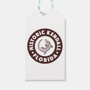 Kendall Florida Circle - Brown Gift Tags