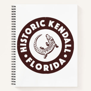 Kendall Florida Circle - Brown Notebook