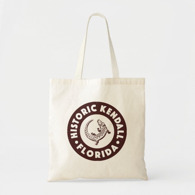 Kendall Florida Circle - Brown  Tote Bag (Front)