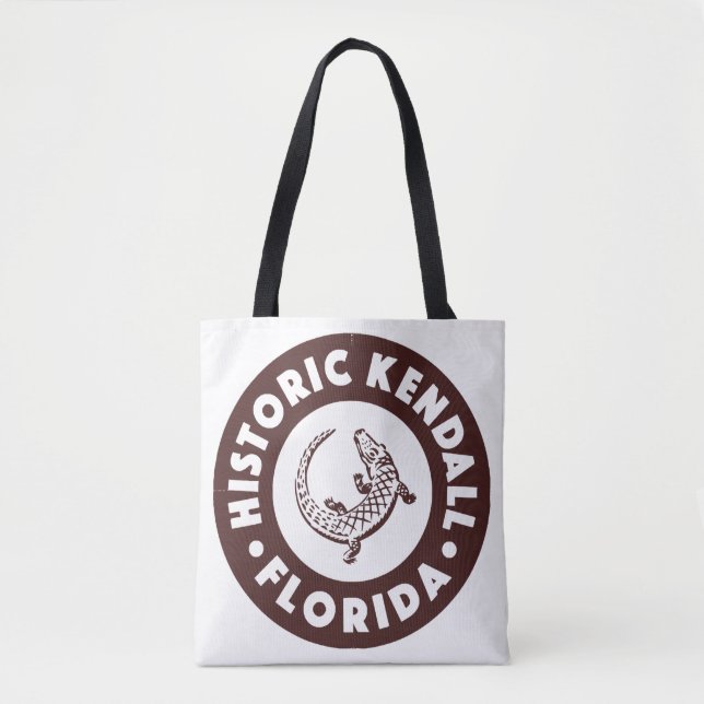 Kendall Florida Circle - Brown  Tote Bag (Front)