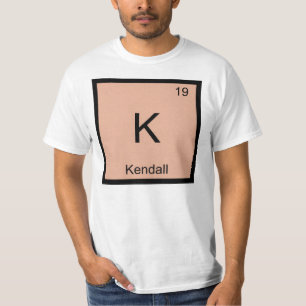 Kendall  Name Chemistry Element Periodic Table T-Shirt