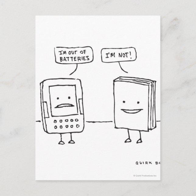 Kendall & Paige - Batteries Postcard (Front)