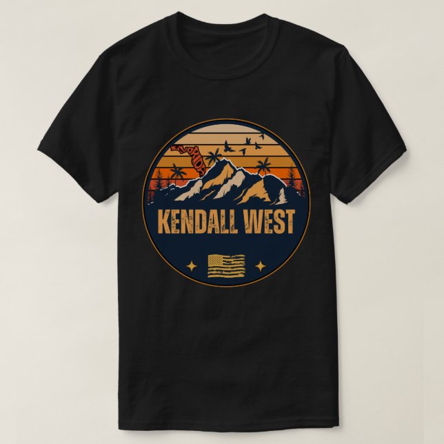 Kendall West, Florida  T-Shirt (Design Front)