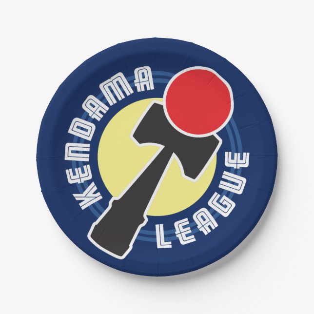 Kendama League Paper Plate (Front)