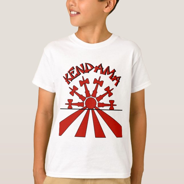 Kendama Sun, red T-Shirt (Front)