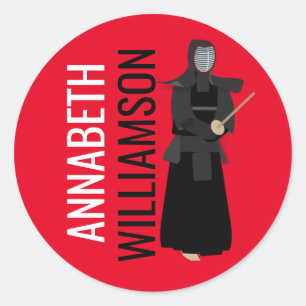 Kendo Classic Round Sticker
