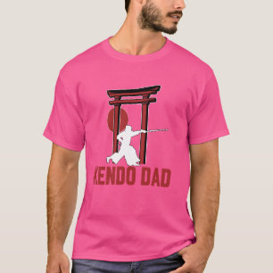 Kendo Dad Japanese Martial Art Design Quote T-Shirt