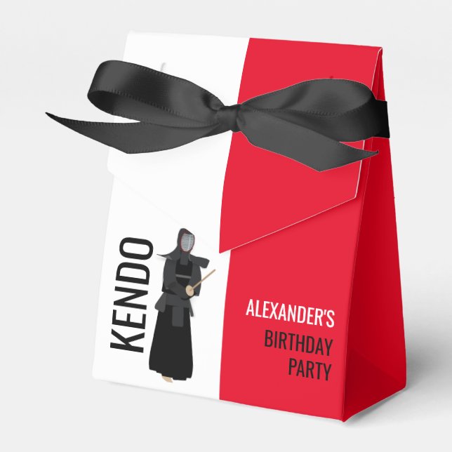 Kendo Favour Box (Front Side)