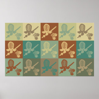 Kendo Pop Art Poster