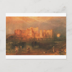 Kenilworth Castle by William Turner Postcard