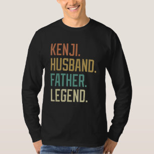 Kenji Husband Father Legend Father's Day Retro T-Shirt