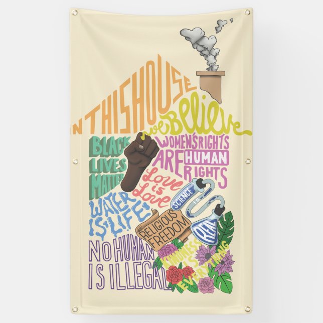 Kenji Kimura Kindness Is Everything Outdoor Banner (Vertical)