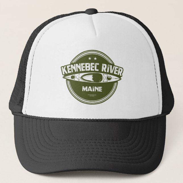 Kennebec River, Maine Trucker Hat (Front)