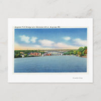 Kennebec River View of the Augusta Toll Bridge