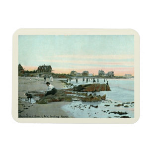 Kennebunk Beach, Maine 1915 Vintage Style Magnet