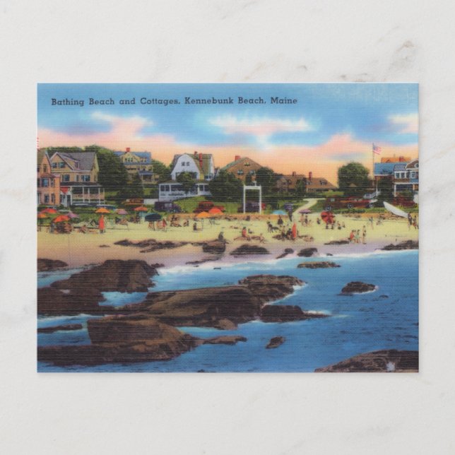Kennebunk, Maine Postcard (Front)