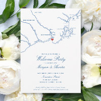 Kennebunkport Maine Elegant Wedding Welcome Party