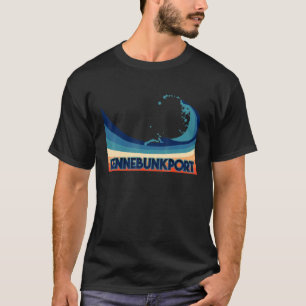 Kennebunkport Maine Retro Surf Sailing & Fishing T-Shirt