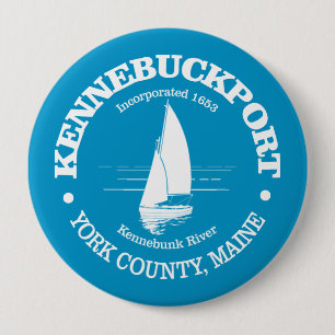 Kennebunkport (sailboat) 10 cm round badge
