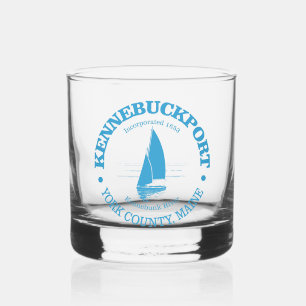 Kennebunkport (sailboat) whiskey glass