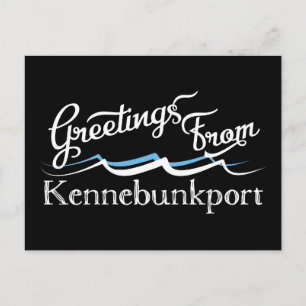 Kennebunkport Water Waves Postcard