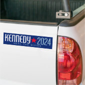 Kennedy 2024 Heal the Divide - red blue Bumper Sticker (On Truck)
