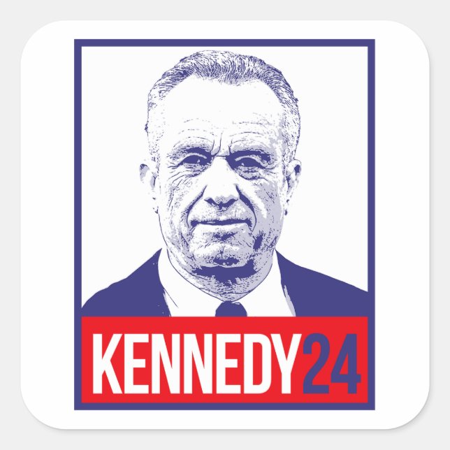 KENNEDY 24 SQUARE STICKER (Front)