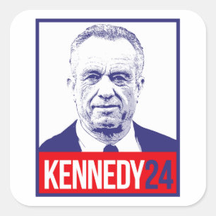 KENNEDY 24 SQUARE STICKER