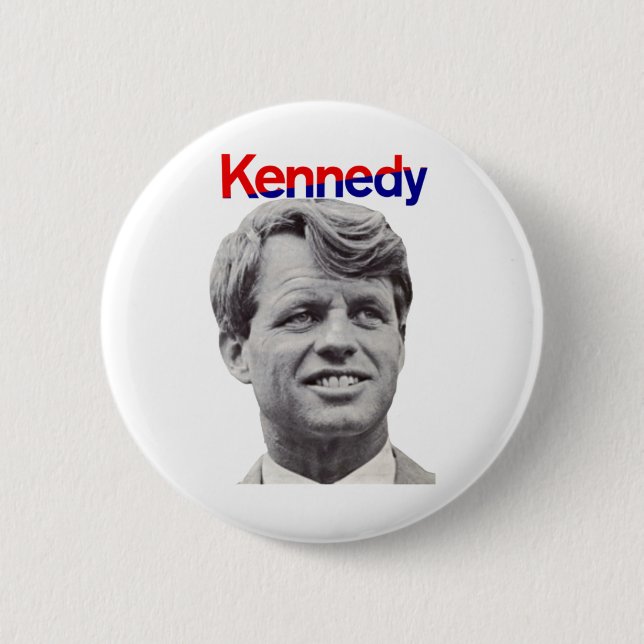Kennedy 6 Cm Round Badge (Front)