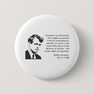 Kennedy 6 Cm Round Badge