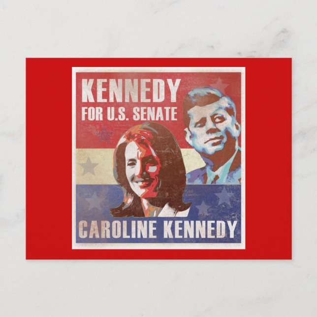 Kennedy Begins Campaign For Senate Postcard (Front)