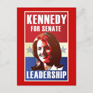 Kennedy Begins Campaign For Senate Postcard