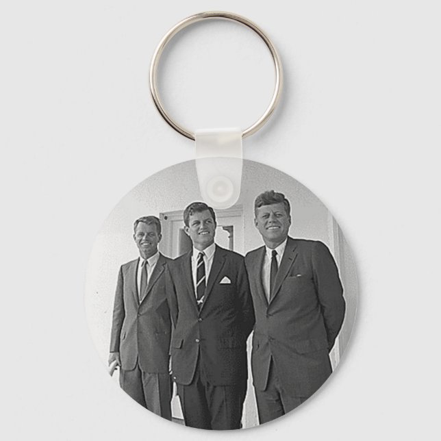 Kennedy Brothers, John, Ted, Robert Key Ring (Front)