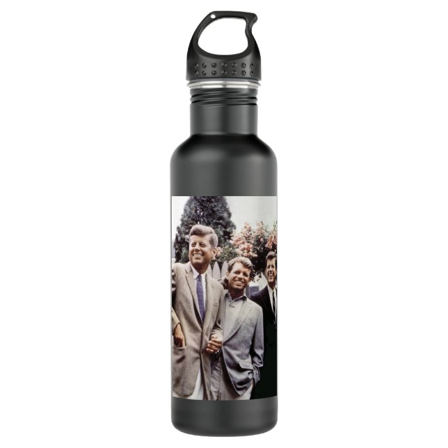 Kennedy Brothers, President John, Robert & Ted 710 Ml Water Bottle (Front)
