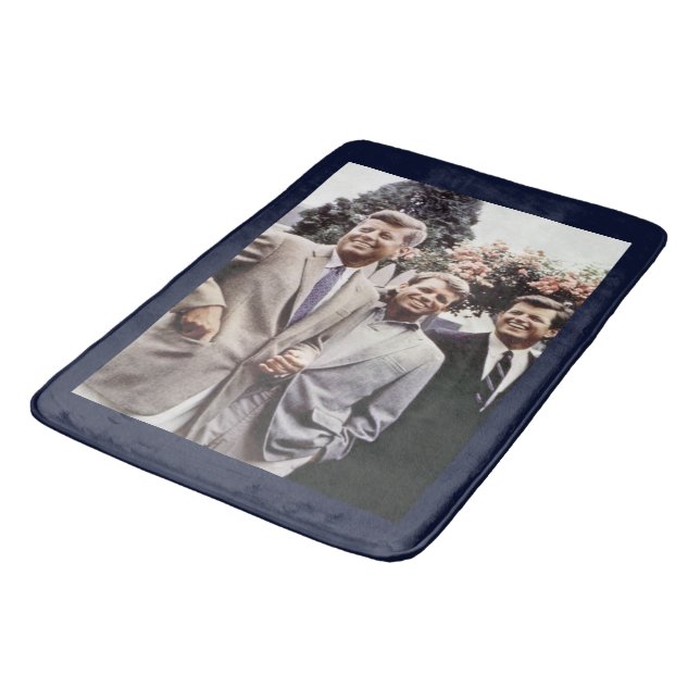 Kennedy Brothers, President John, Robert & Ted Bath Mat (Angled)