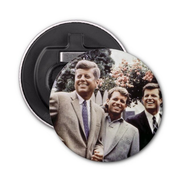 Kennedy Brothers, President John, Robert & Ted Bottle Opener (Front)
