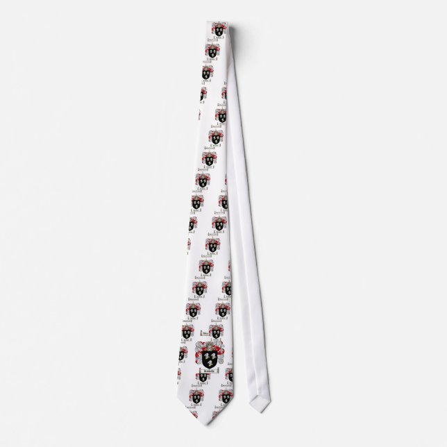 KENNEDY FAMILY CREST -  KENNEDY COAT OF ARMS TIE (Front)