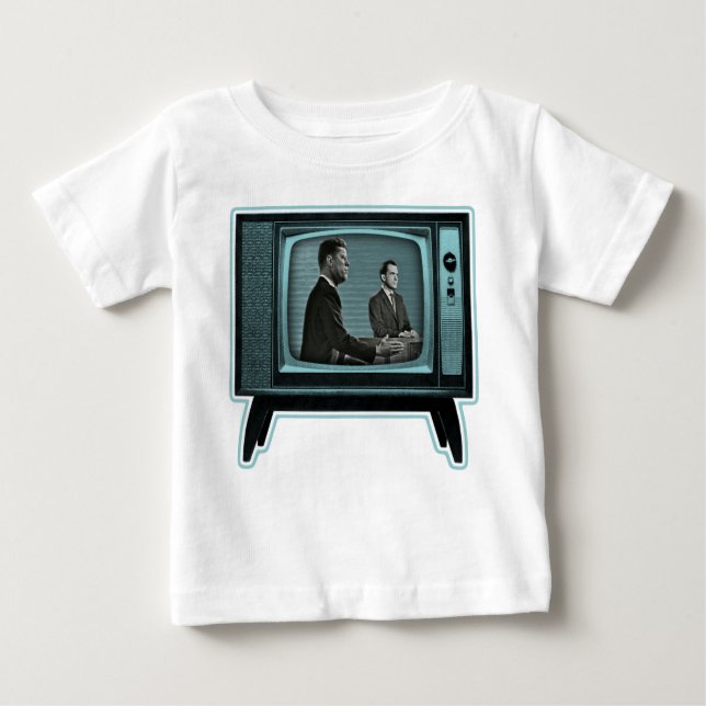 Kennedy Nixon 1960 TV Debate Baby T-Shirt (Front)