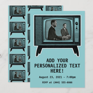 Kennedy Nixon 1960 TV Debate Invitation