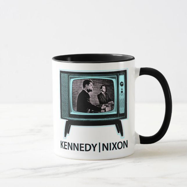 Kennedy Nixon 1960 TV Debate Mug (Right)