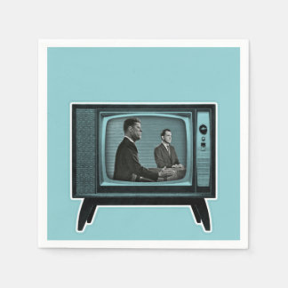 Kennedy Nixon 1960 TV Debate Napkin