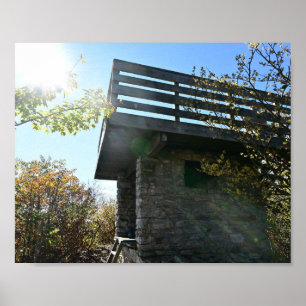 Kennedy Peak Fire Tower Poster