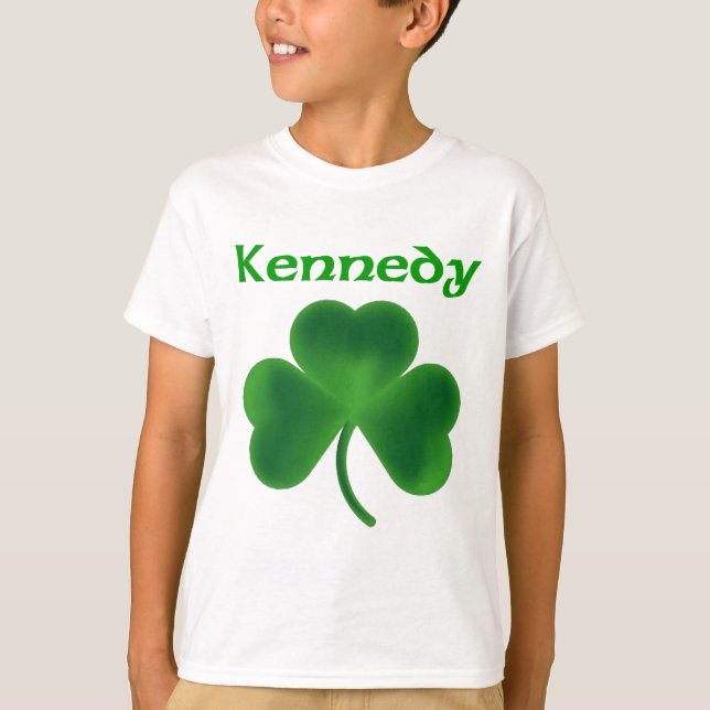 Kennedy Shamrock T-Shirt (Front)