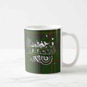 Kennedy Tartan Grunge Coffee Mug