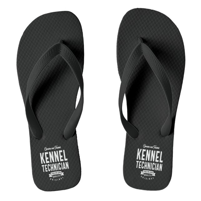 Kennel Technician Job Title Gift Jandals (Footbed)