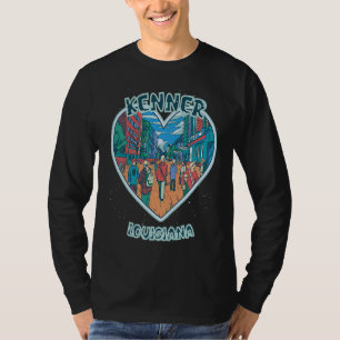 Kenner In Louisiana Travel Souvenir Heart T-Shirt